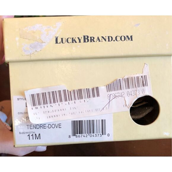 LUCKY BRAND 🎉HP🎉 L Sz 11 Dollis Braided Beaded Leather Mixed Media Sandal/NWTIB! - Picture 16 of 16